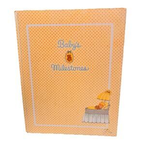 Vintage 1982 C.R. Gibson Keepsake Bible Milestones Memory Baby Book Gift Unused